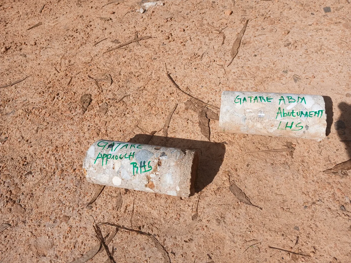Agatare Bridge site work, image 1