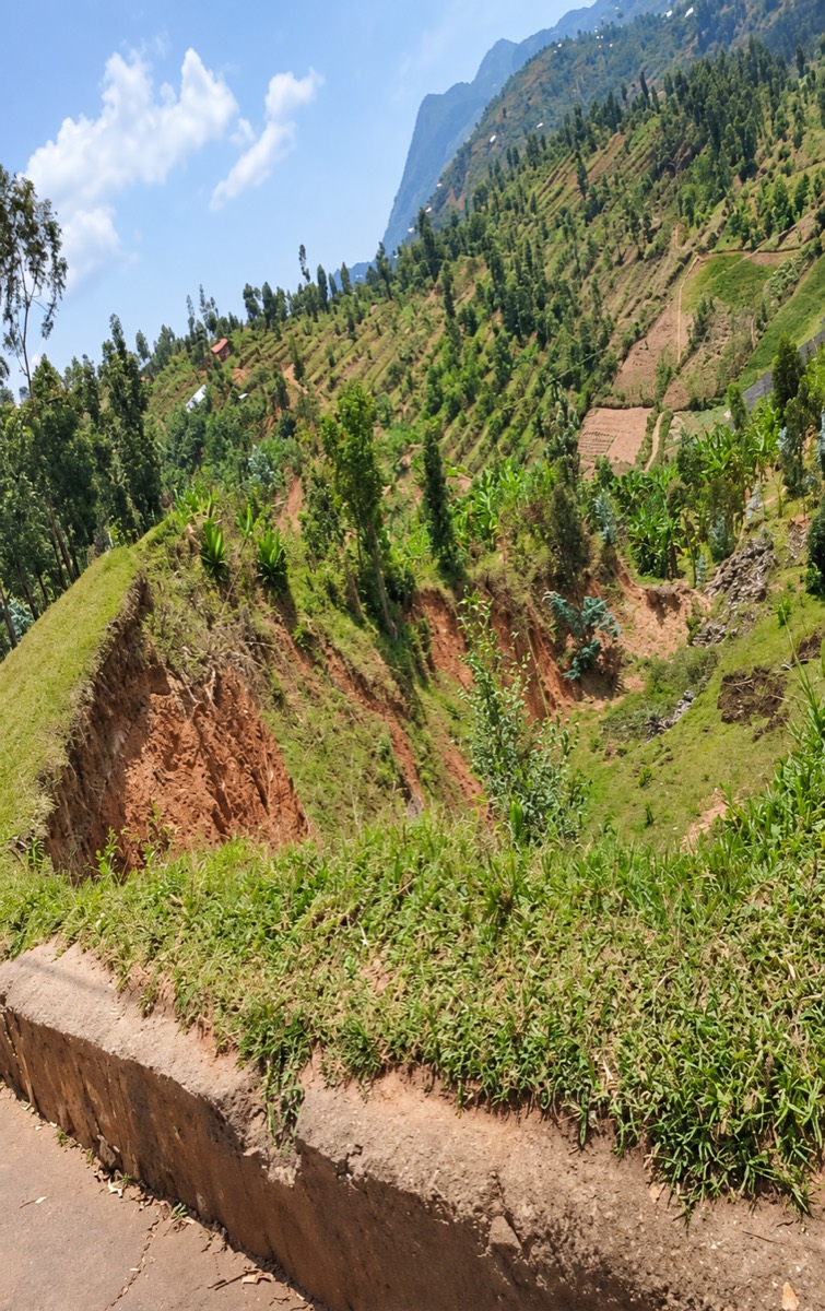 Slope investigation along the corridor